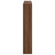Estante cubo de pared 7 compartimentos madera roble marrón v0597 - Vetonek