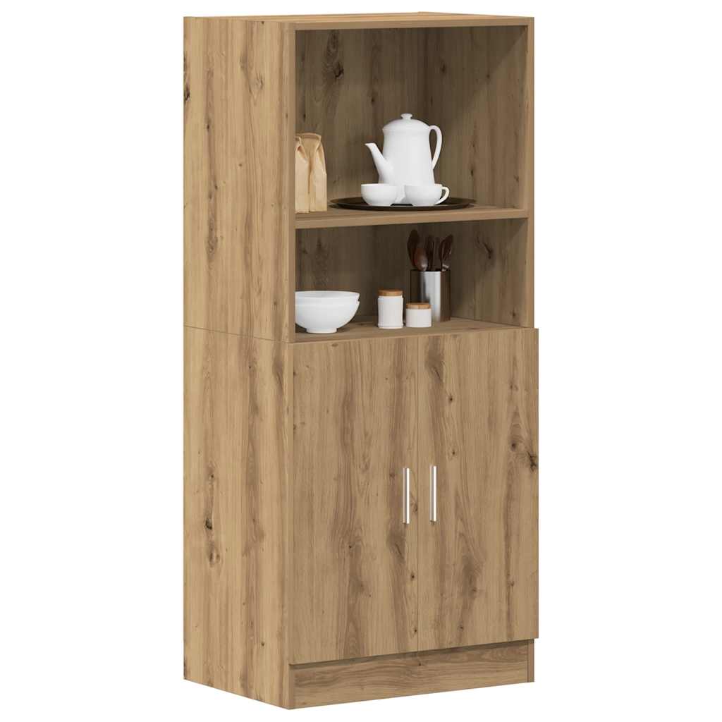 Vetonek Mueble cocina madera ingeniería roble artisan 57x41,5x131,5 cm