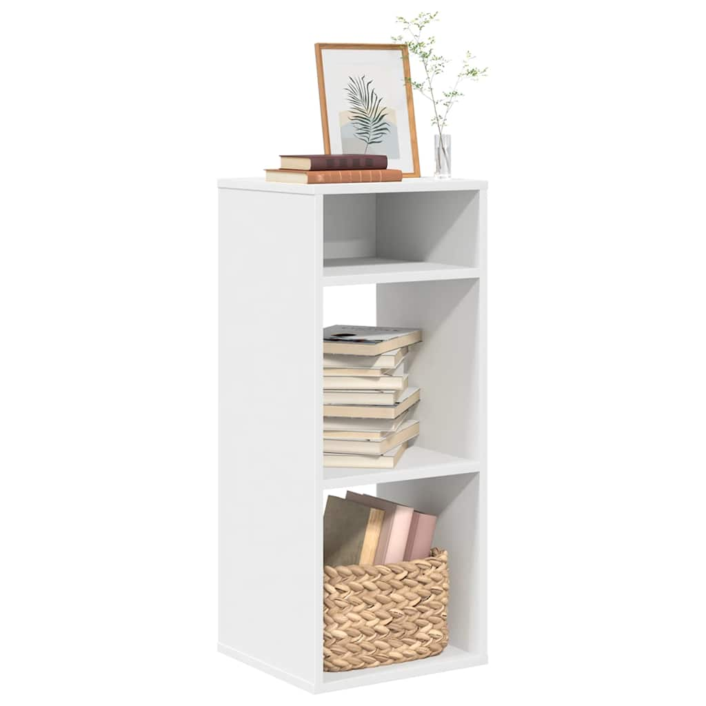 Vetonek Estantería librería madera contrachapada blanco 34x31x80 cm