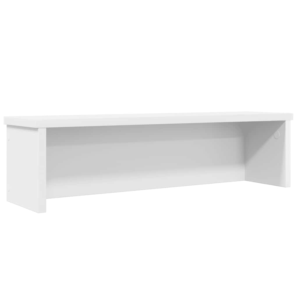 Vetonek Estantería cocina apilable madera ingeniería blanca 50x15x16 cm