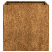Jardinera oxidada 40x40x40 cm acero corten v5507 - Vetonek