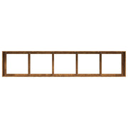 Jardinera oxidada 200x40x40 cm acero corten v5712 - Vetonek