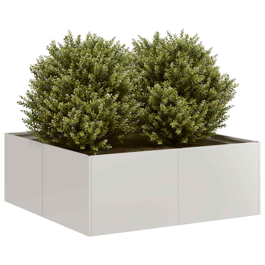 Vetonek Jardinera 80x80x30 cm Acero inoxidable