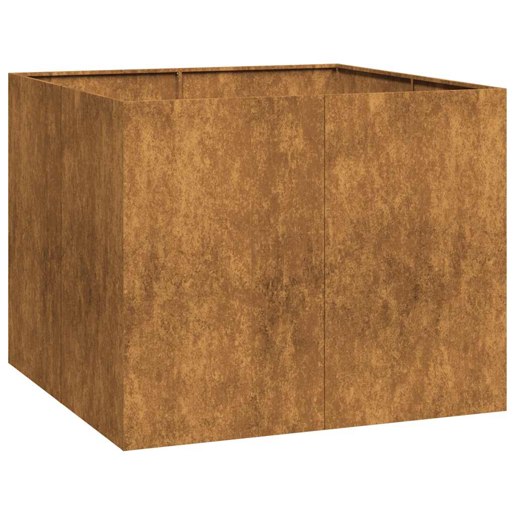 Vetonek Jardinera oxidada 100x100x80 cm acero corten