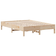 Estructura de cama sin colchón madera maciza de pino 140x190 cm V8545 Vetonek