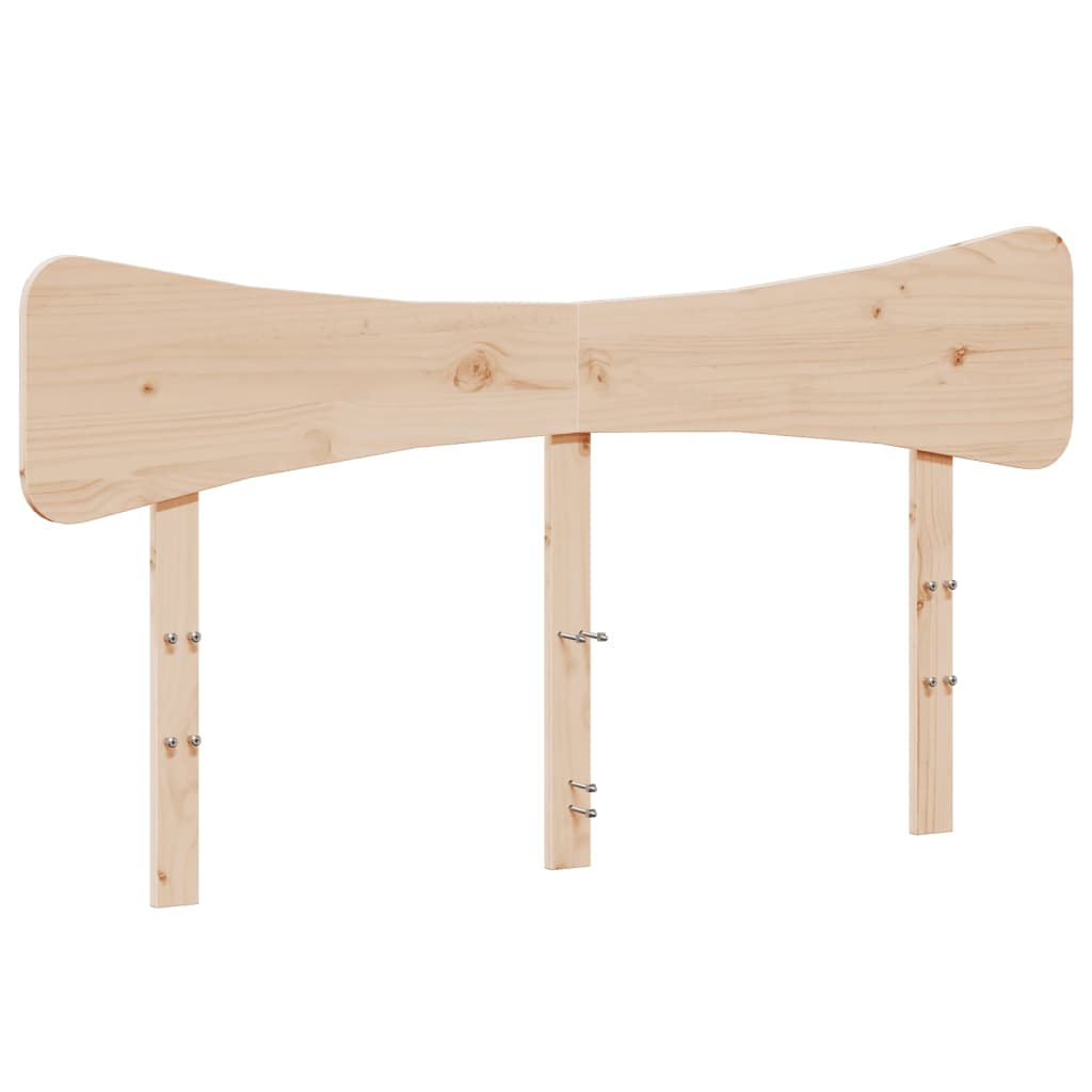 Estructura de cama sin colchón madera maciza de pino 140x190 cm V8545 Vetonek