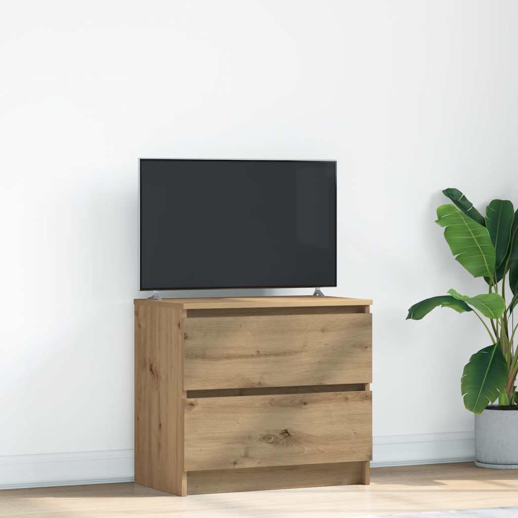 Vetonek Mueble de TV madera de ingeniería roble artisan 60x35x54 cm