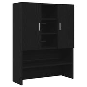 Vetonek Black oak washing machine cabinet 70.5x25.5x90 cm