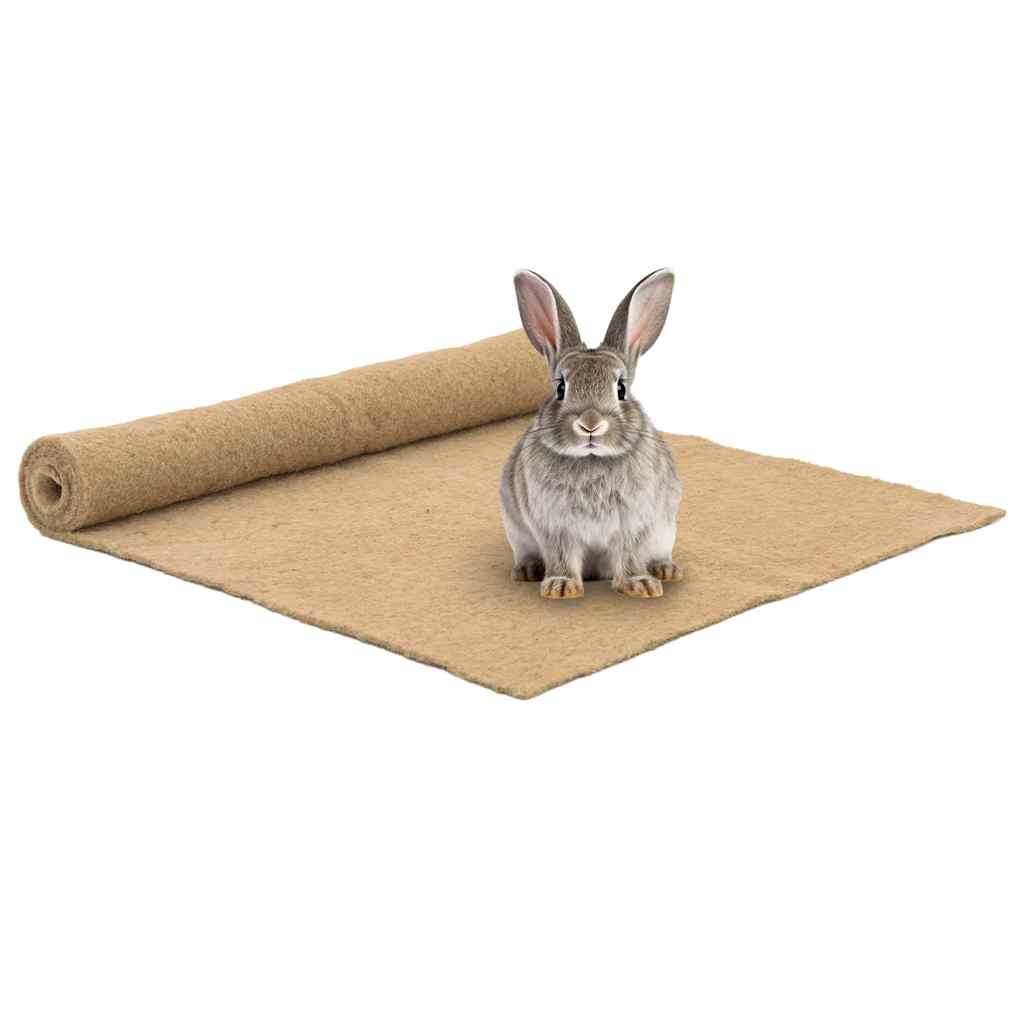 Tapis de chanvre pour rongeurs 1x1 m 5 mm V7905 Vetonek