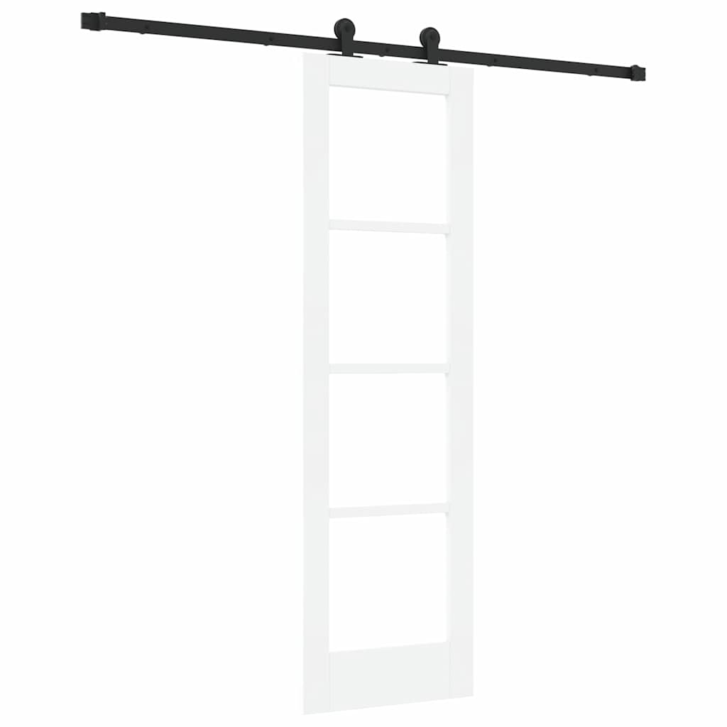 Puerta Corredera Madera de Pino y Vidrio Templado 61 x 198,5 cm