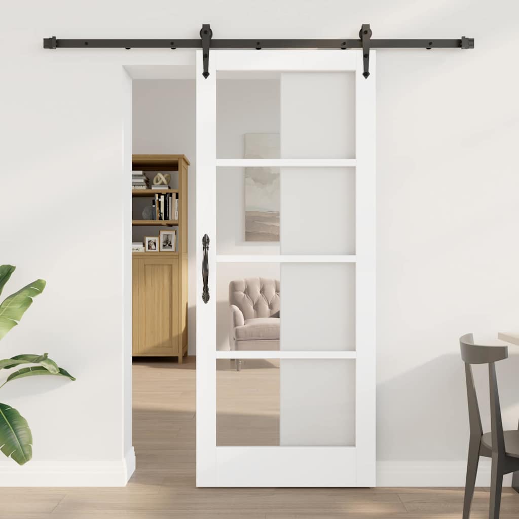 Puerta Corredera Negra 83 x 202 cm