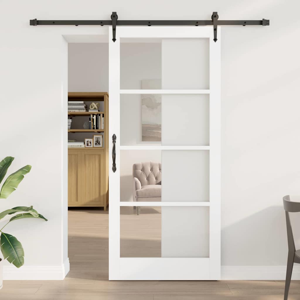 Puerta Corredera Negra 93 x 211 cm