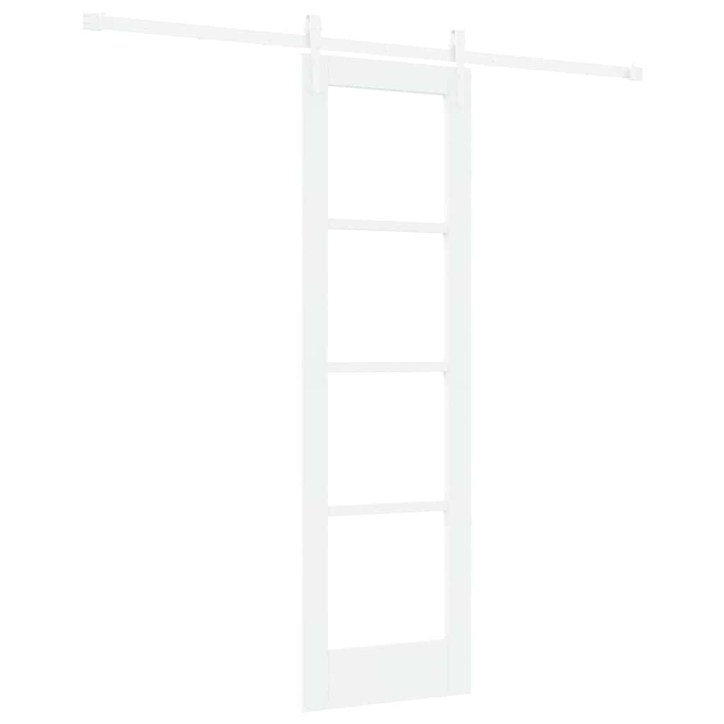 Sliding Door 61 x 198.5 cm Solid pine wood and glass 