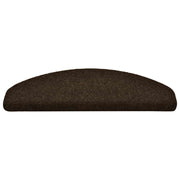 Tapis d'escalier autocollant 20 pcs marron 65x21x4cm V7691 Vetonek