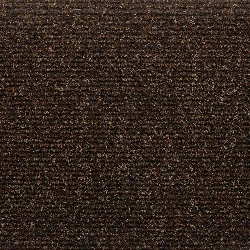Tapis d'escalier autocollant 20 pcs marron 65x21x4cm V7691 Vetonek