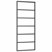 Puerta corredera con juego herrajes negro 76x205 cm ESG vidrio V4311 Vetonek