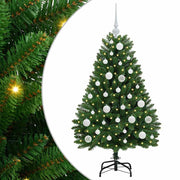 Árbol de Navidad artificial Verde 120 cm PVC y Metal
