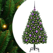 Árbol de Navidad artificial Verde 120 cm PVC y Metal