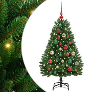 Árbol de Navidad artificial Verde 120 cm PVC y Metal