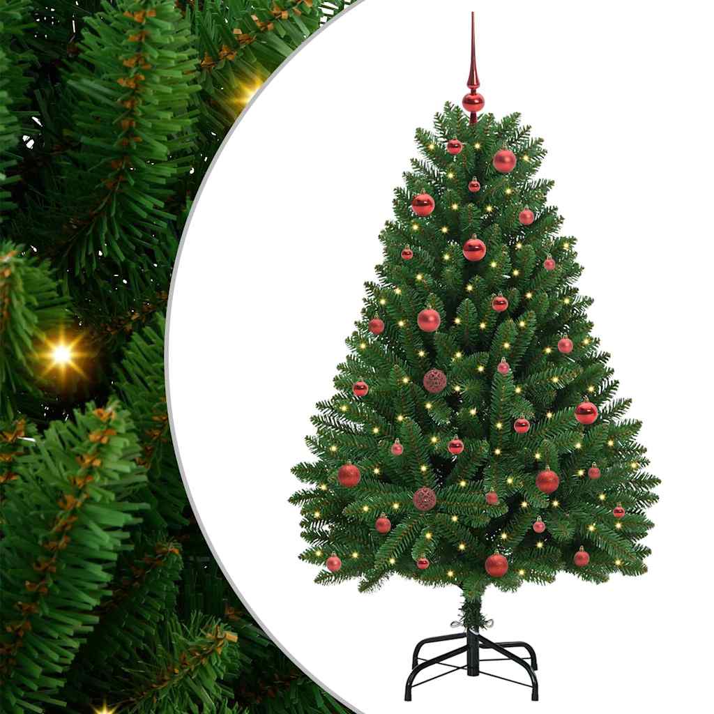 Árbol de Navidad artificial Verde 150 cm PVC y Metal