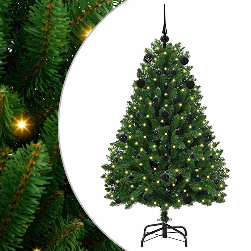 Árbol de Navidad artificial Verde 150 cm PVC y Metal