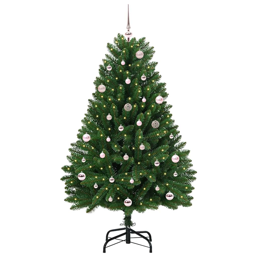 Árbol de Navidad artificial Verde 150 cm PVC y Metal