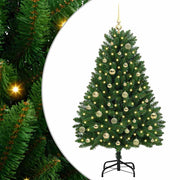 Árbol de Navidad artificial Verde 150 cm PVC y Metal