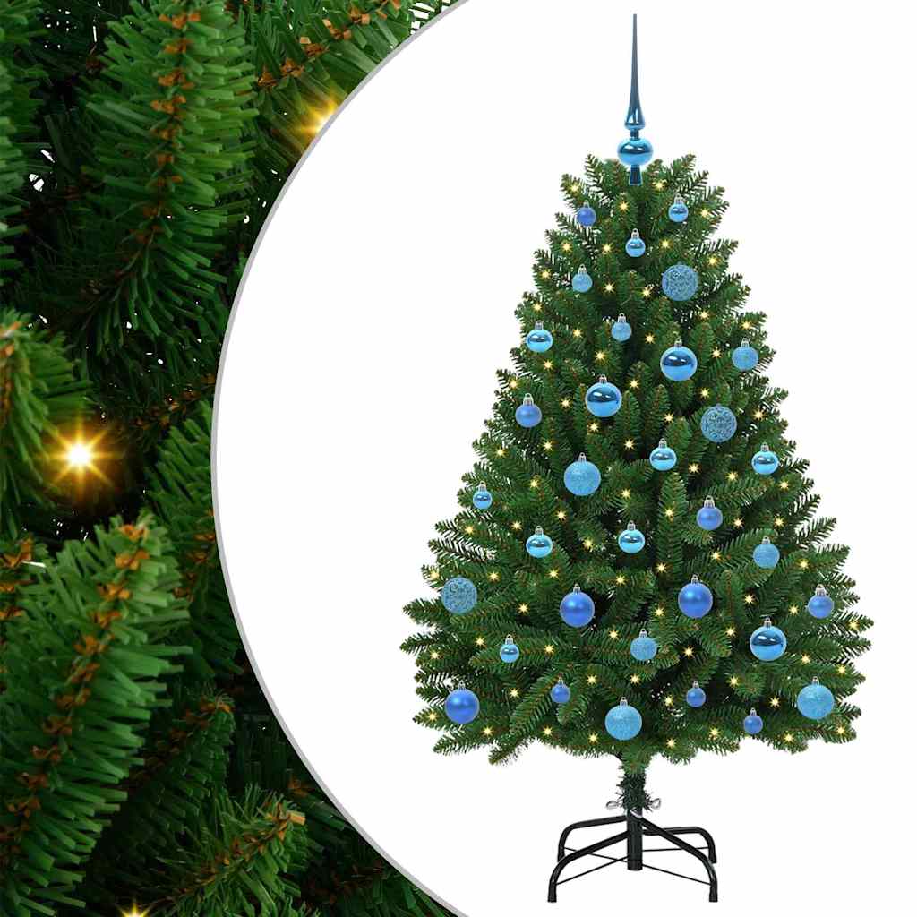 Árbol de Navidad artificial Verde 150 cm PVC y Metal