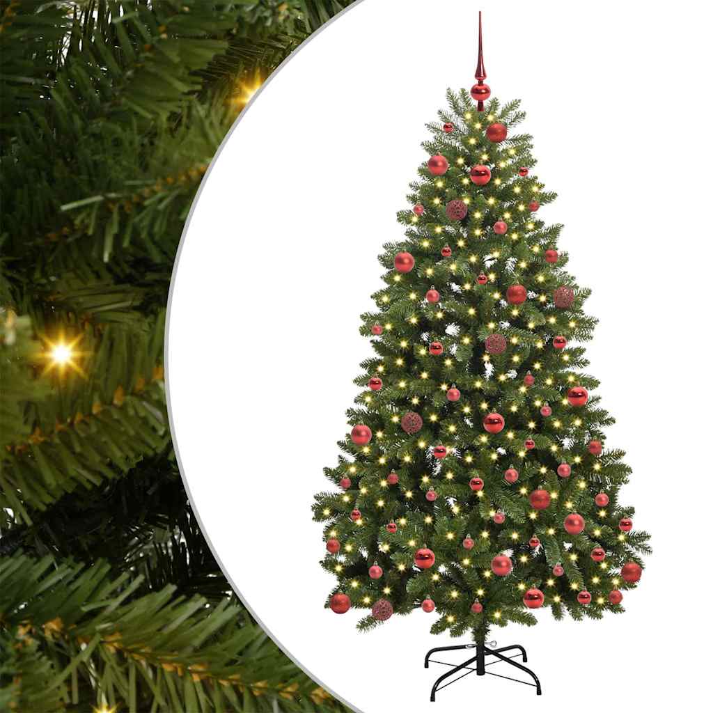 Árbol de Navidad artificial Verde 180 cm PVC y Metal