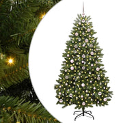 Árbol de Navidad artificial Verde 180 cm PVC y Metal