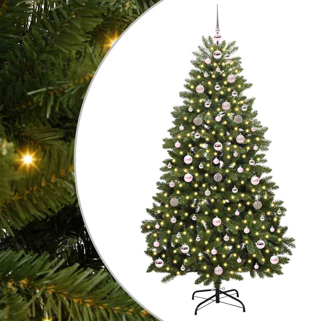 Árbol de Navidad artificial Verde 180 cm PVC y Metal