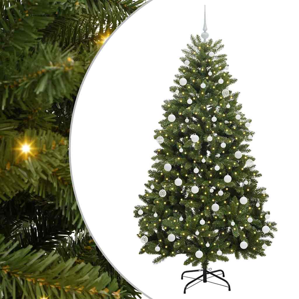 Árbol de Navidad artificial Verde 180 cm PVC y Metal