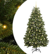 Árbol de Navidad artificial Verde 180 cm PVC y Metal