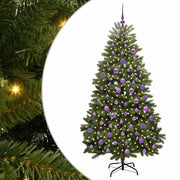 Árbol de Navidad artificial Verde 180 cm PVC y Metal
