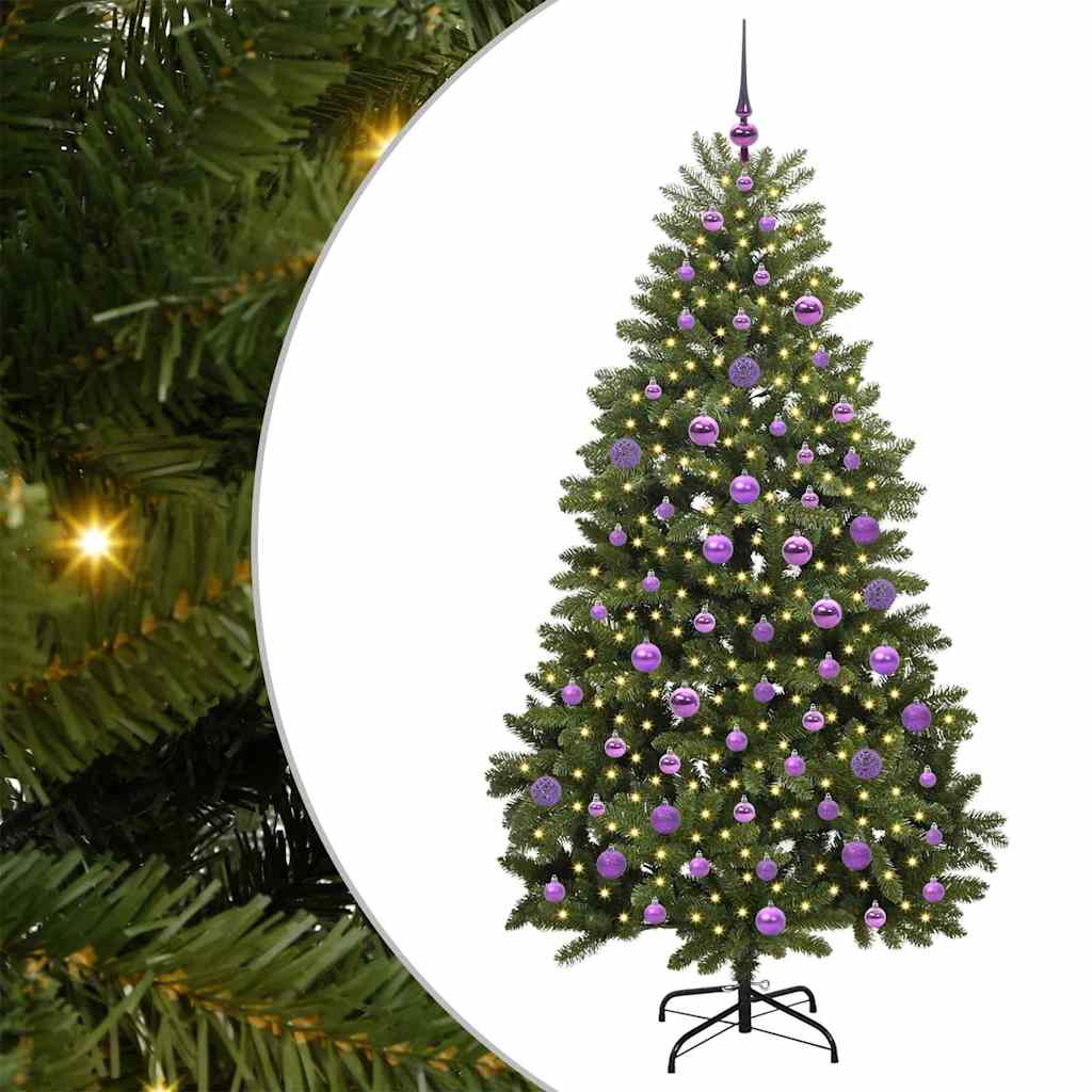 Árbol de Navidad artificial Verde 180 cm PVC y Metal