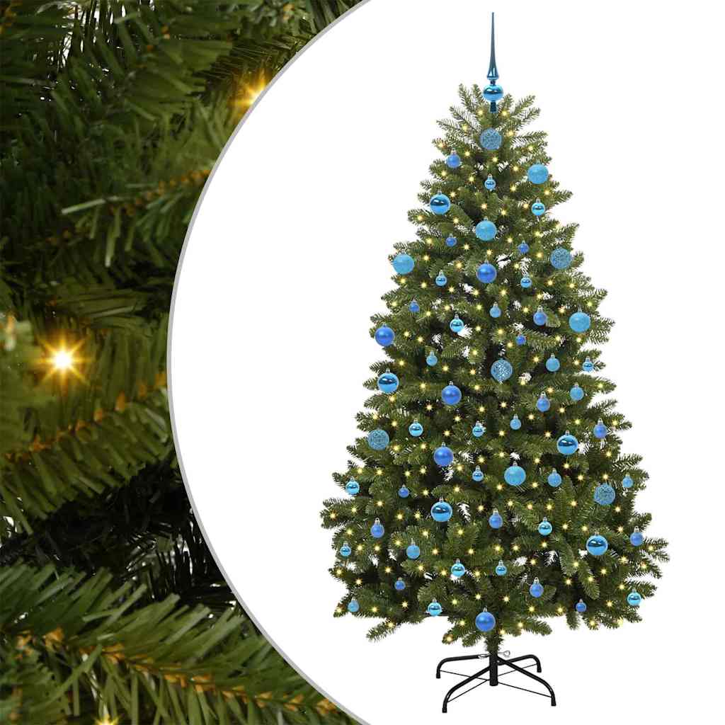 Árbol de Navidad artificial Verde 180 cm PVC y Metal