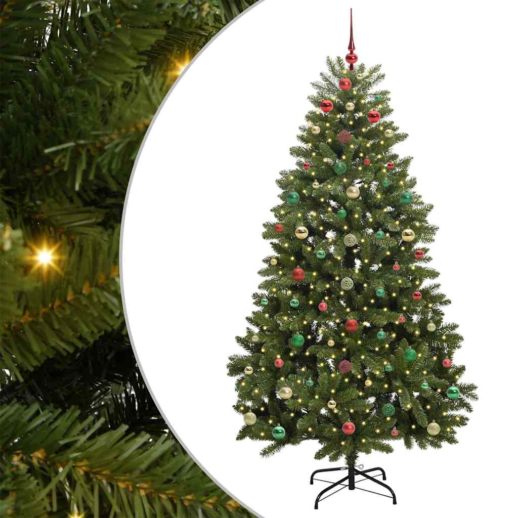 Árbol de Navidad artificial Verde 180 cm PVC y Metal