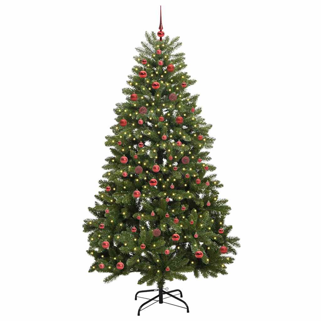 Árbol de Navidad artificial Verde 210 cm PVC y Metal
