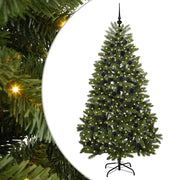 Árbol de Navidad artificial Verde 210 cm PVC y Metal