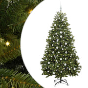 Árbol de Navidad artificial Verde 210 cm PVC y Metal