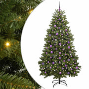 Árbol de Navidad artificial Verde 210 cm PVC y Metal