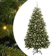 Árbol de Navidad artificial Verde 240 cm PVC y Metal