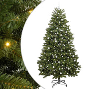 Árbol de Navidad artificial Verde 240 cm PVC y Metal