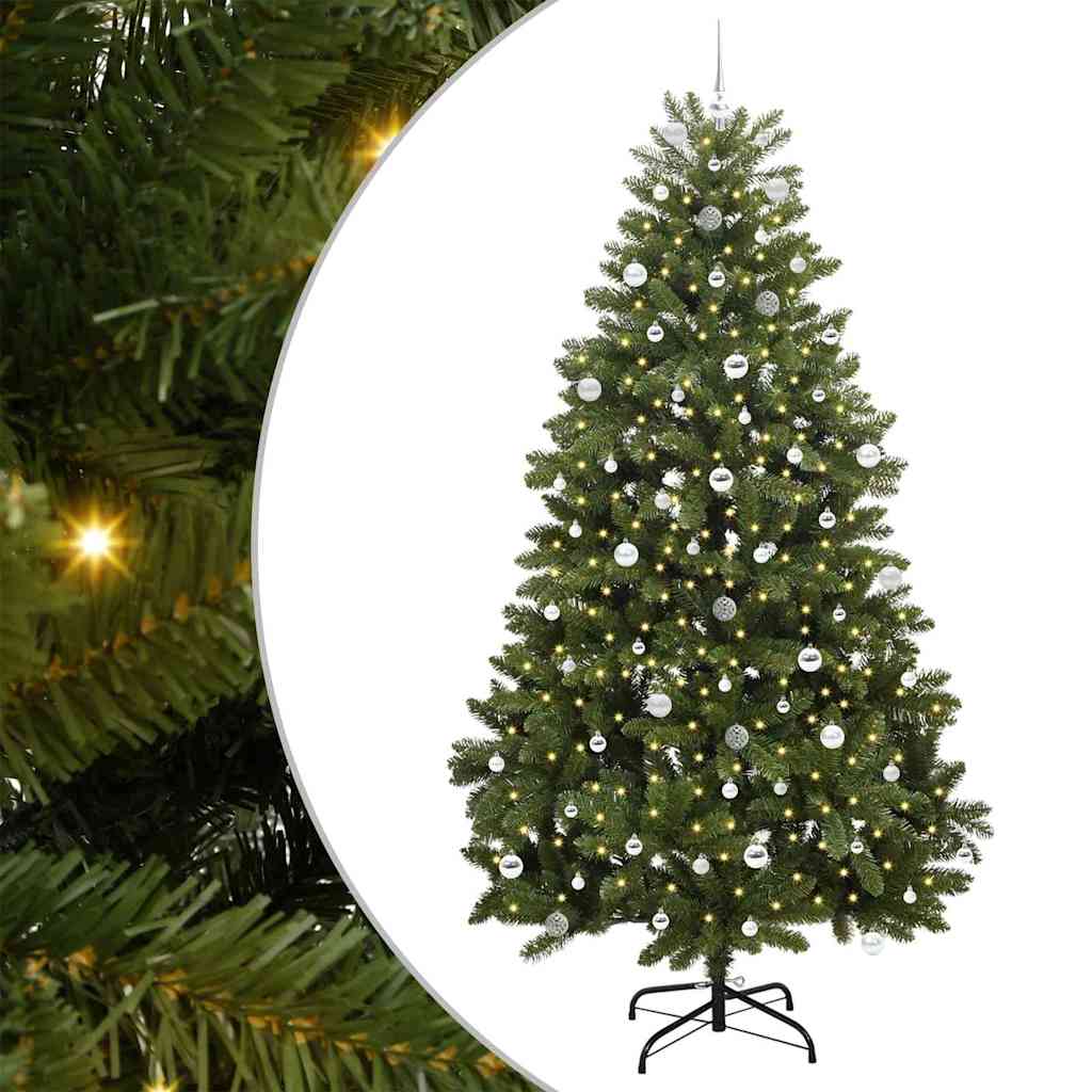 Árbol de Navidad artificial Verde 240 cm PVC y Metal