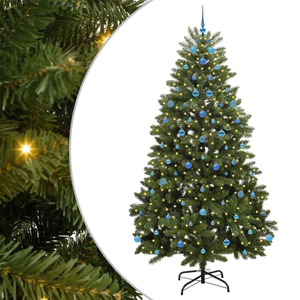 Árbol de Navidad artificial Verde 240 cm PVC y Metal
