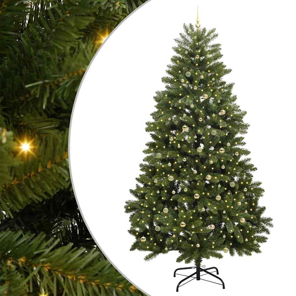 Árbol de Navidad artificial Verde 270 cm PVC y Metal