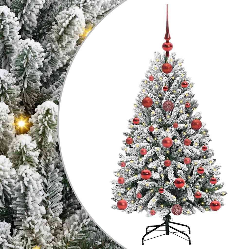 Árbol de Navidad artificial Verde y 120 cm PVC y Metal