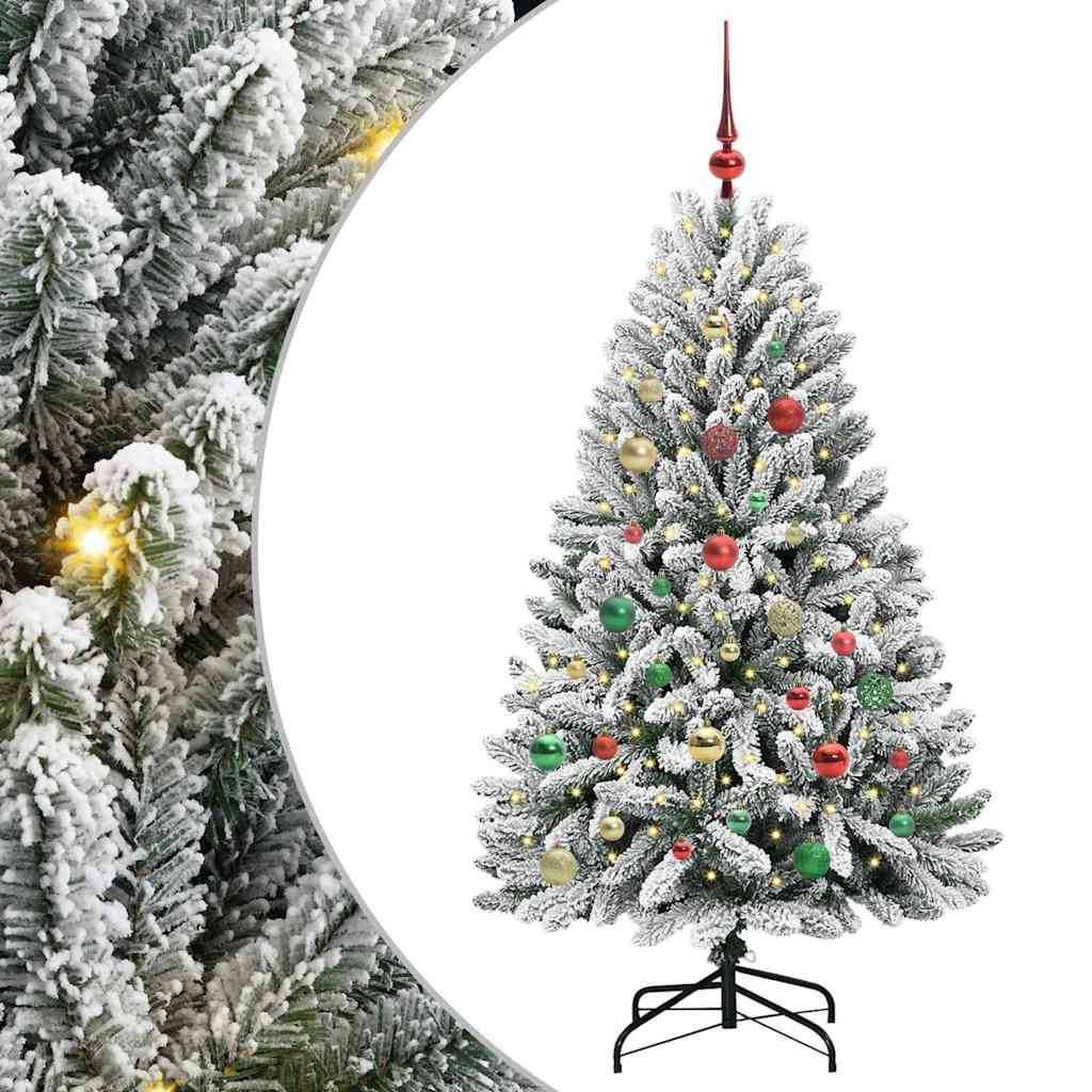 Árbol de Navidad artificial Verde y 150 cm PVC y Metal