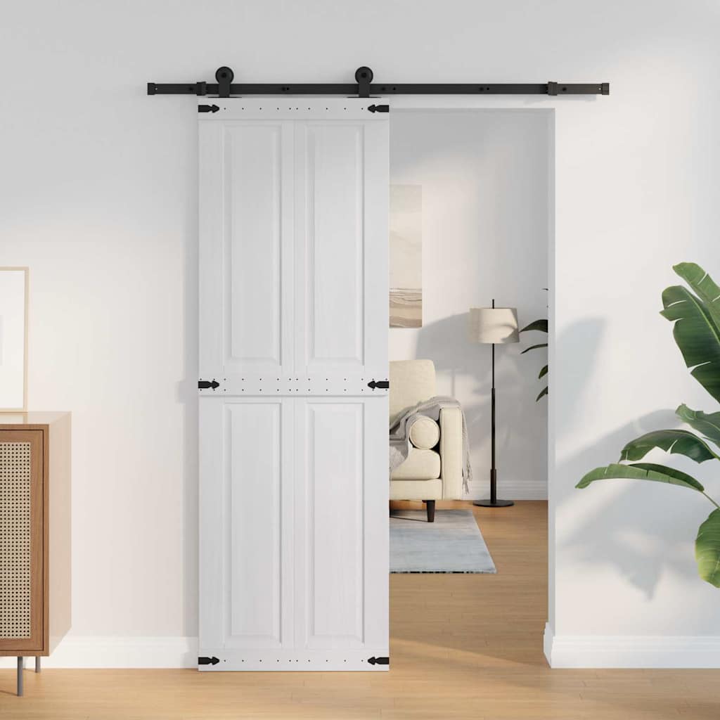 Puerta Corrediza Corona 70 x 210 cm Madera de Pino Maciza