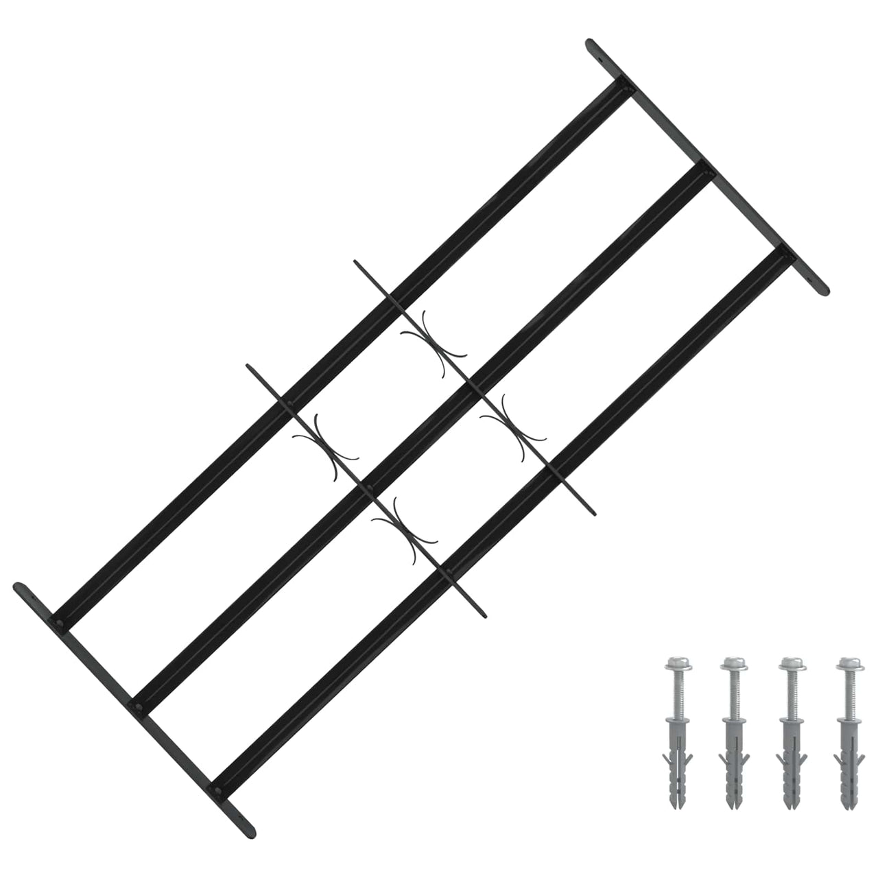 Window Grille 116 x 45 cm Steel with powder coating 